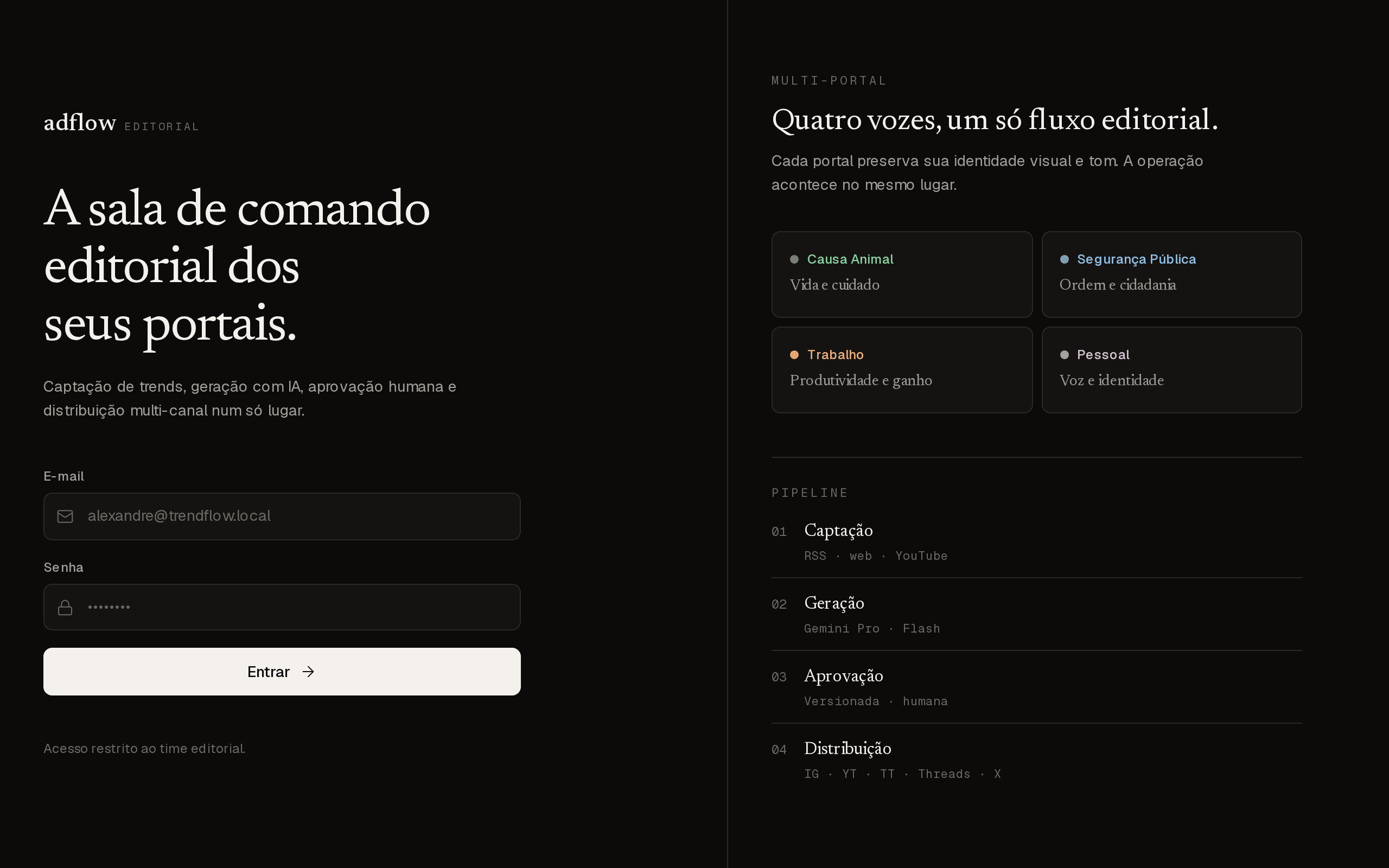 Scalora — screenshot principal